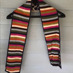 Coach scarf reversible wool